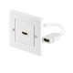MicroConnect HDMI wall socket 1 port white Reference: HDMWALL1