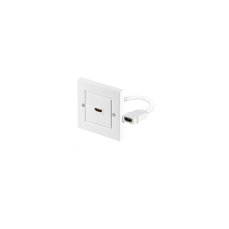 MicroConnect HDMI wall socket 1 port white Reference: HDMWALL1