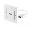 MicroConnect HDMI wall socket 1 port white Reference: HDMWALL1
