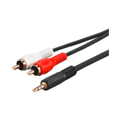 MicroConnect 3.5 mm/RCA adapter cable 1,5m Reference: AUDLC2G