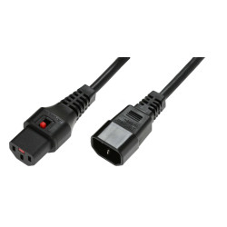MicroConnect IEC LOCK C13 to C14 Reference: PC1003