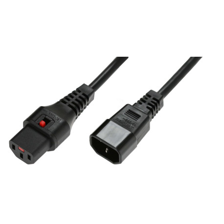 MicroConnect IEC LOCK C13 to C14 Reference: PC1003