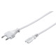 MicroConnect Power Cord Notebook 3m White Reference: PE030730W