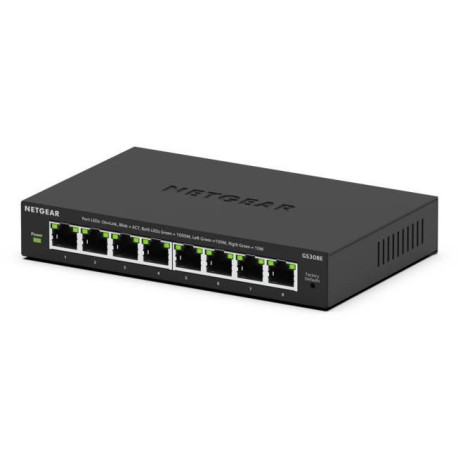 Netgear Gs308E Managed L2/L3 Gigabit Référence: W129019684