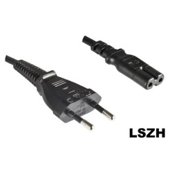 MicroConnect Power Cord Europlug - C7 1.8m Reference: PE030718LSZH
