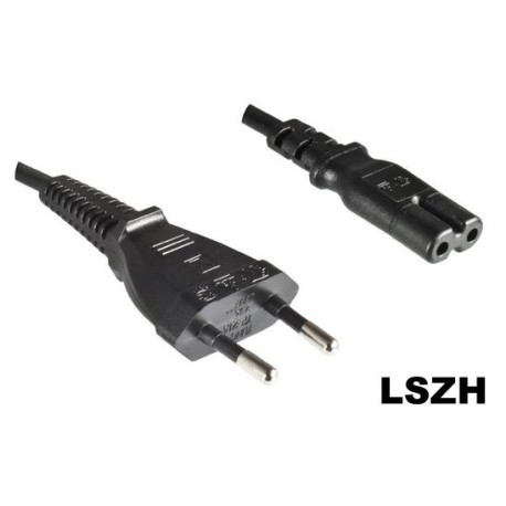 MicroConnect Power Cord Europlug - C7 1.8m Reference: PE030718LSZH