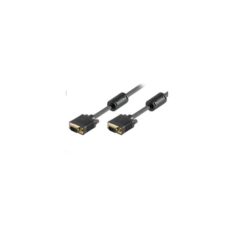 MicroConnect SVGA HD15 5m M-M w.ferrit core Reference: MONGG5FB