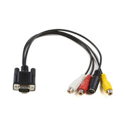 MicroConnect VGA to S-video 3x RCA 0,3m. Reference: MONGGSV