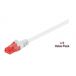 MicroConnect U/UTP CAT6 15M White 5 PACK Reference: V-UTP615WVP