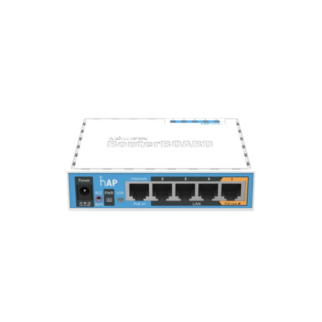 MikroTik hAP with 650MHz CPU, 64MB RAM, Reference: RB951UI-2ND