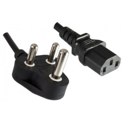 MicroConnect Power Cord 1.8m Type D -C13 Reference: PE010418INDIA