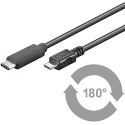 MicroConnect USB-C to USB2.0 Micro B 1M Reference: USB3.1CAMIB1