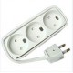 MicroConnect 3-way power strip no-earth, Référence: GRUELU3H015
