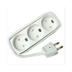 MicroConnect 3-way power strip no-earth, Référence: GRUELU3H015
