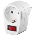 MicroConnect Safety socket adapter, white Référence: GRUTIMER2