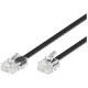 MicroConnect RJ11-RJ45 10M M/M Black Reference: MPK460S