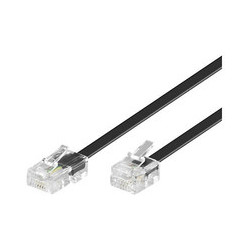 MicroConnect RJ11-RJ45 10M M/M Black Reference: MPK460S