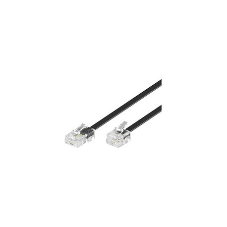 MicroConnect RJ11-RJ45 10M M/M Black Reference: MPK460S