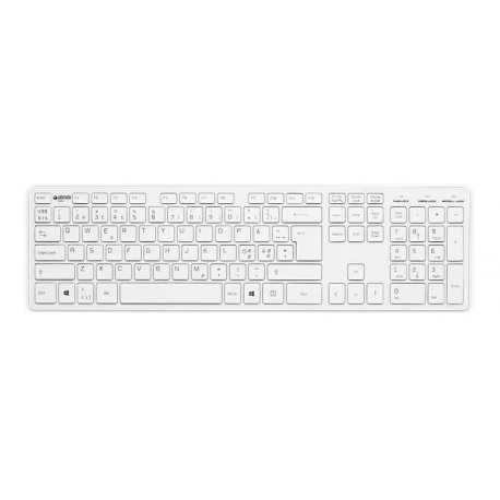Jobmate Slim keyboard Silver/White Reference: 508103