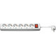 MicroConnect 6-way Schuko Socket 1.8M White Reference: GRU006W