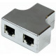 MicroConnect Y-ADAPTER RJ45-2xRJ45 F/F 8P Reference: MPK402-M