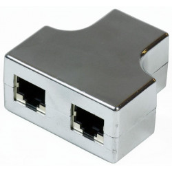 MicroConnect Y-ADAPTER RJ45-2xRJ45 F/F 8P Reference: MPK402-M