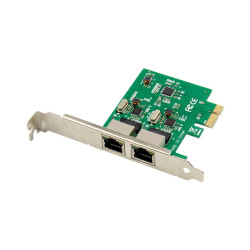 MicroConnect PCI-E 8111F Dual-RJ45 Gigabit Référence: W126343380