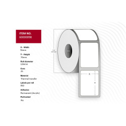 Capture Label 76x76 - Core 25. Reference: W127288023