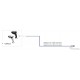 Datalogic Cable, USB, Type C, PVCW, Référence: W125841516