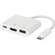 eSTUFF USB-C AV Multiport Adapter Reference: ES623001WH