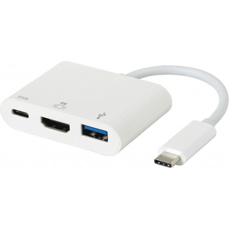 eSTUFF USB-C AV Multiport Adapter Reference: ES623001WH