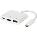 eSTUFF USB-C AV Multiport Adapter Reference: ES623001WH
