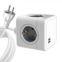 MicroConnect PowerCube, 4 Schuko outlets, Reference: W126986102