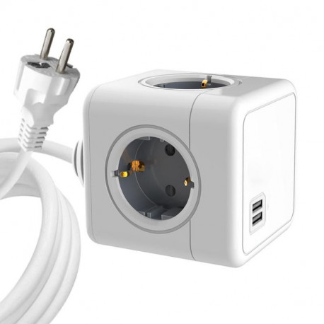 MicroConnect PowerCube, 4 Schuko outlets, Reference: W126986102