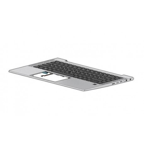 HP TOPCVR W/KB UMA BL PVCY FR Référence: W126068356