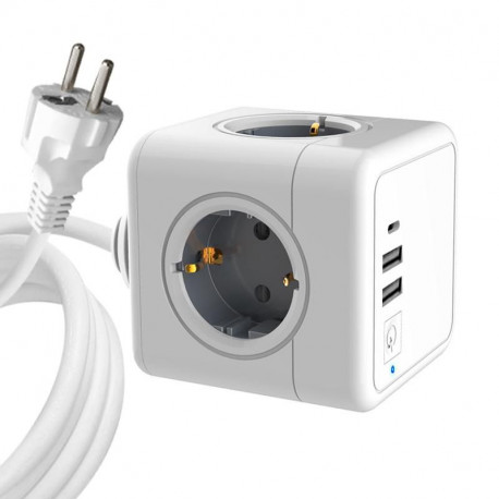 MicroConnect PowerCube, 4 Schuko outlets, Reference: W126986103