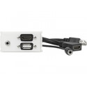 Vivolink Outlet Panel HDMI, USB, AUD Reference: WI221281