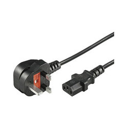 MicroConnect Power Cord UK Type G - C13 1M Reference: PE090410