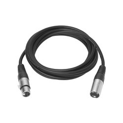 Vivolink XLR M/F cable 2 m Black Reference: PROAUDXLRMF2