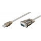 MicroConnect USB2.0 - Serial DB9 M-M, 1,5m Reference: 68875