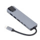eSTUFF USB-C 6-in-1 Mobile Hub Reference: W126094045