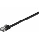 MicroConnect U/UTP CAT6 0.25M Black Flat Reference: V-UTP60025S-FLAT