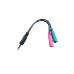 MicroConnect Adapter 3.5mm - 2x3.5mm M-F Reference: AUDALS015