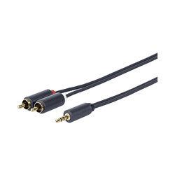 Vivolink 3.5MM - 2 X RCA M-M 1 Meter Reference: PROMJRCA1