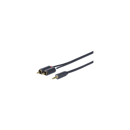 Vivolink 3.5MM - 2 X RCA M-M 1 Meter Reference: PROMJRCA1