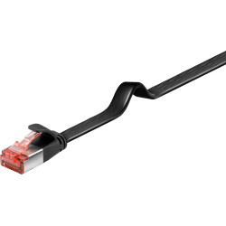 MicroConnect U/UTP CAT6 1.5M Black Flat Reference: V-UTP6015S-FLAT
