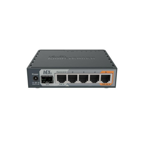 MikroTik hEX S with Dual Core 880MHz Reference: RB760IGS
