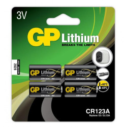 GP Batteries LITHIUM BATTERY CR123A Reference: W126074991