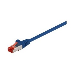 MicroConnect F/UTP CAT6 1m Blue PVC Ref: B-FTP601B