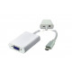MicroConnect Adapter HDMI - VGA M/F, White Reference: HDMVGA2